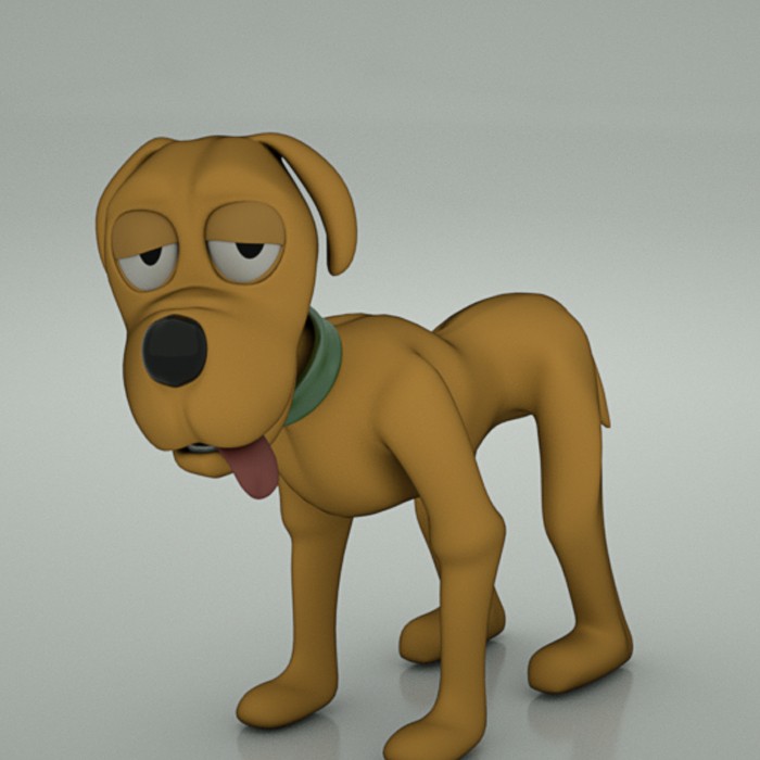 Rigged Dog preview image 1